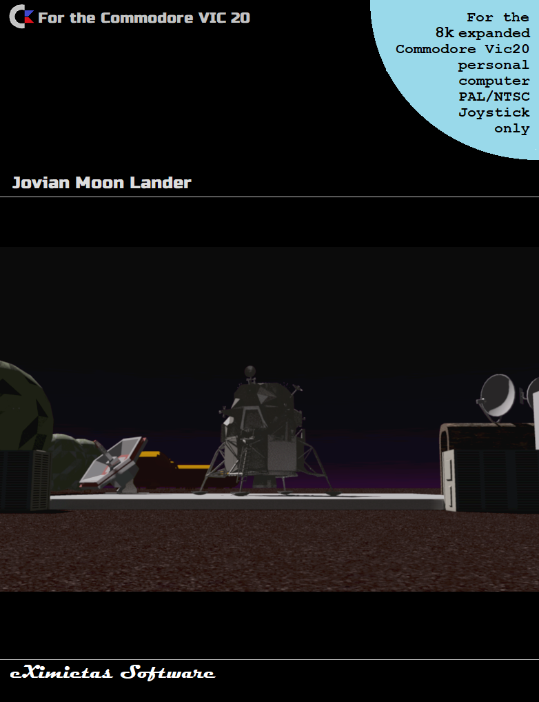 Cover image for Jovian Moon Lander - Vic20 +8k