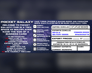 Pocket Galaxy: A Tiny 4X Space Game  