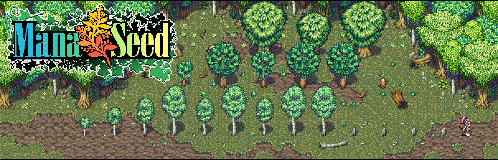 Pixel Art Object Set - Growable Trees