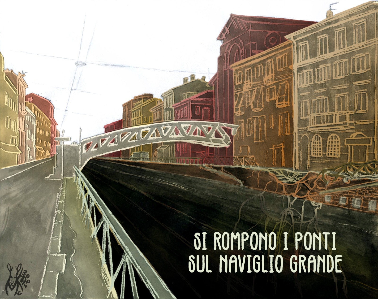 Cover image for Si rompono i ponti sul Naviglio Grande