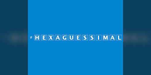 Cover image for Hexaguessimal
