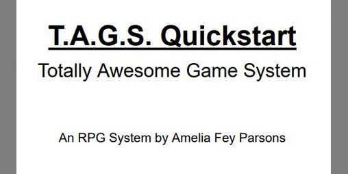 Cover image for TAGS RPG - Playtest