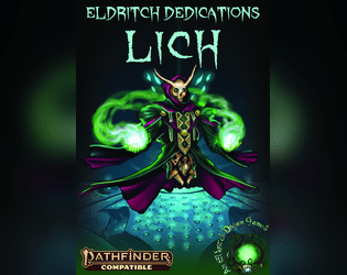 Eldritch Dedications: Lich [PF2E]  