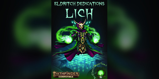 Cover image for Eldritch Dedications: Lich [PF2E]