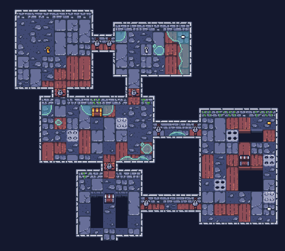 Mini top down dungeon tileset 16x16 by kill4spika