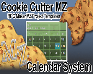 Cookie Cutter MZ - RPG Maker MZ Project Templates - Collection by Caz 