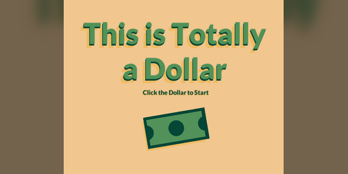 Cover image for This is Totally a Dollar
