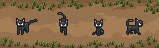Black cat sprite