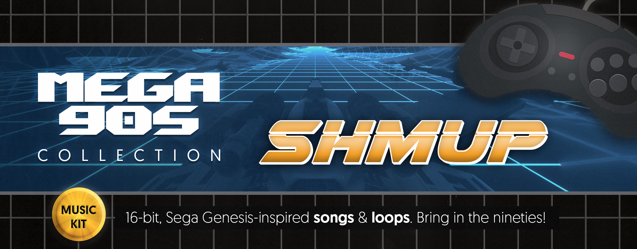 Mega 90s : shmup - music kit