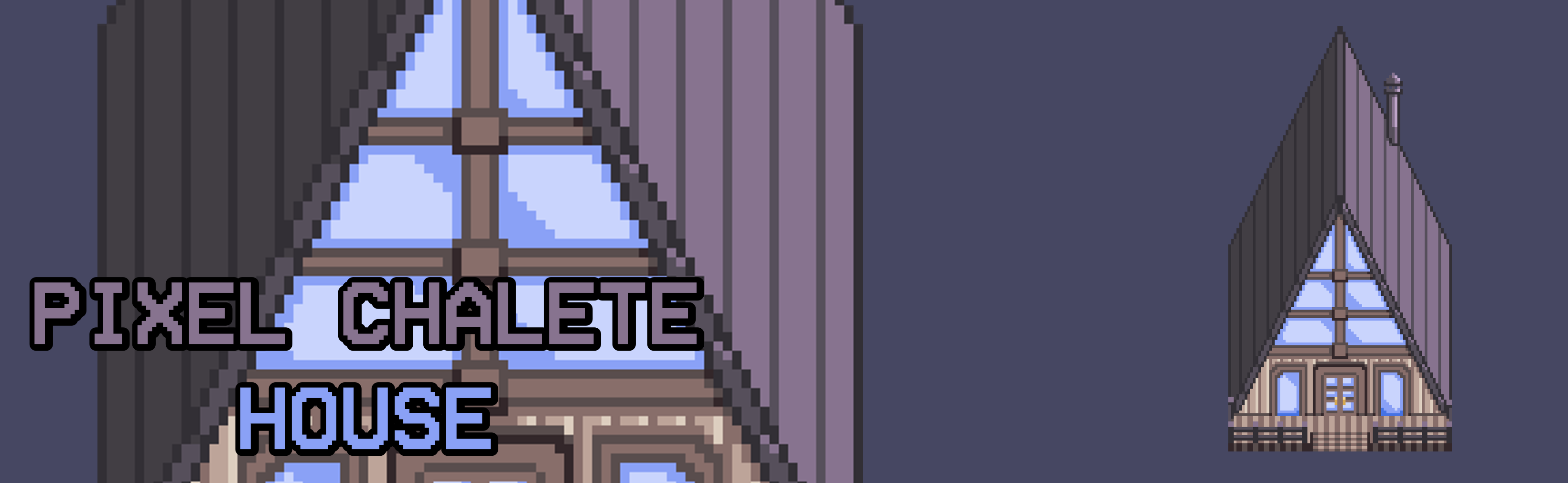 Pixel modern chalet house