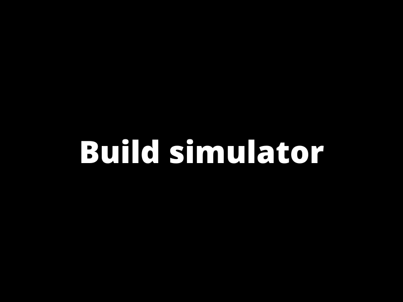 Build Simulator [READ DISC]
