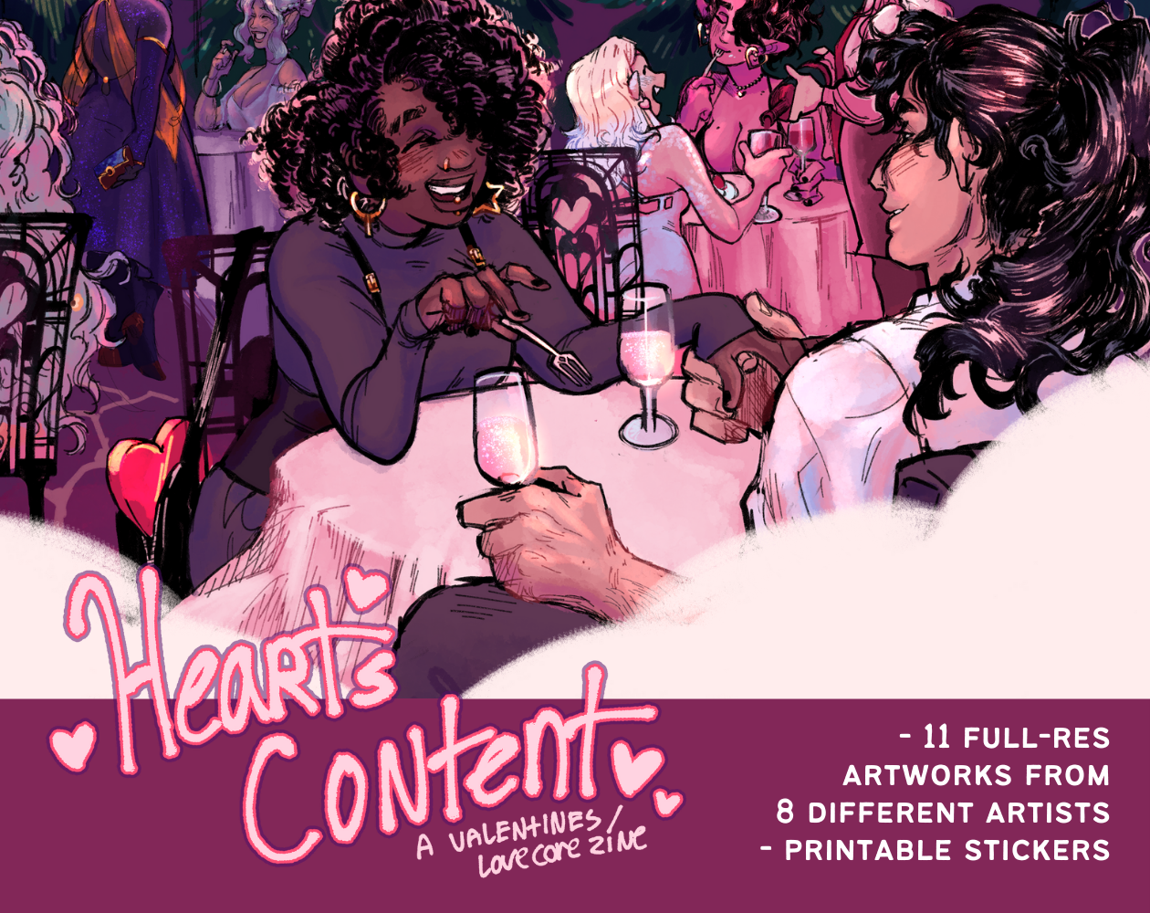 Cover image for Heart's Content Lovecore Zine 2022