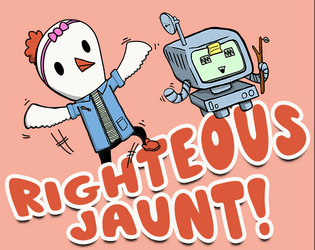 Righteous Jaunt (playtest edition)   - A ttrpg without the table (ashcan) 