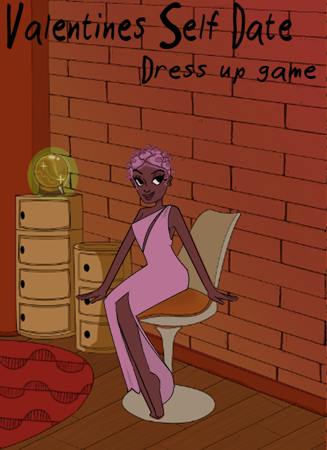 Cover image for Valentines Self Date Dress up game