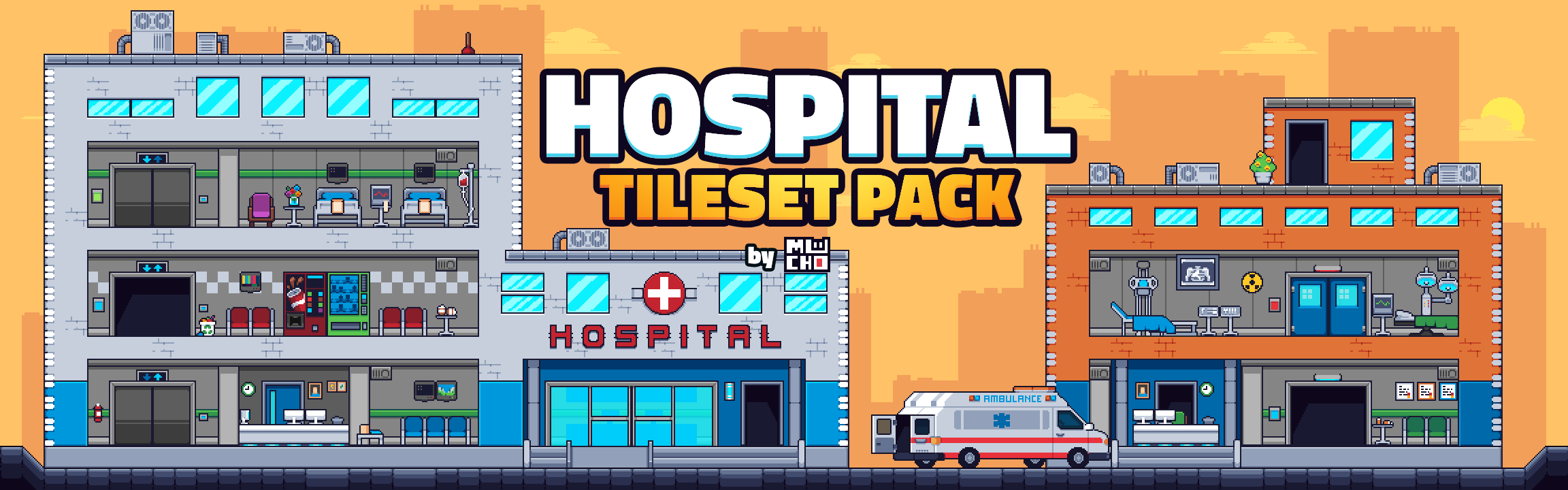 Hospital Tileset Pack