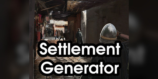 Cover image for Settlement Generator