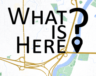 What Is Here?   - A map labeling game 