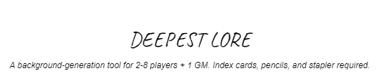 Cover image for Deepest Lore