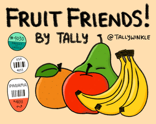 Fruit Friends!   - A postcard game about fruit and vegetables! 