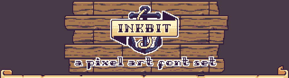 [Inkbit] Pixel Art Font Set
