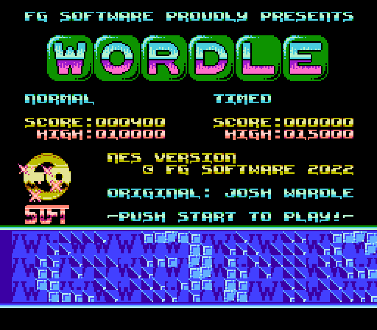 Wordle NES by Vectrex28