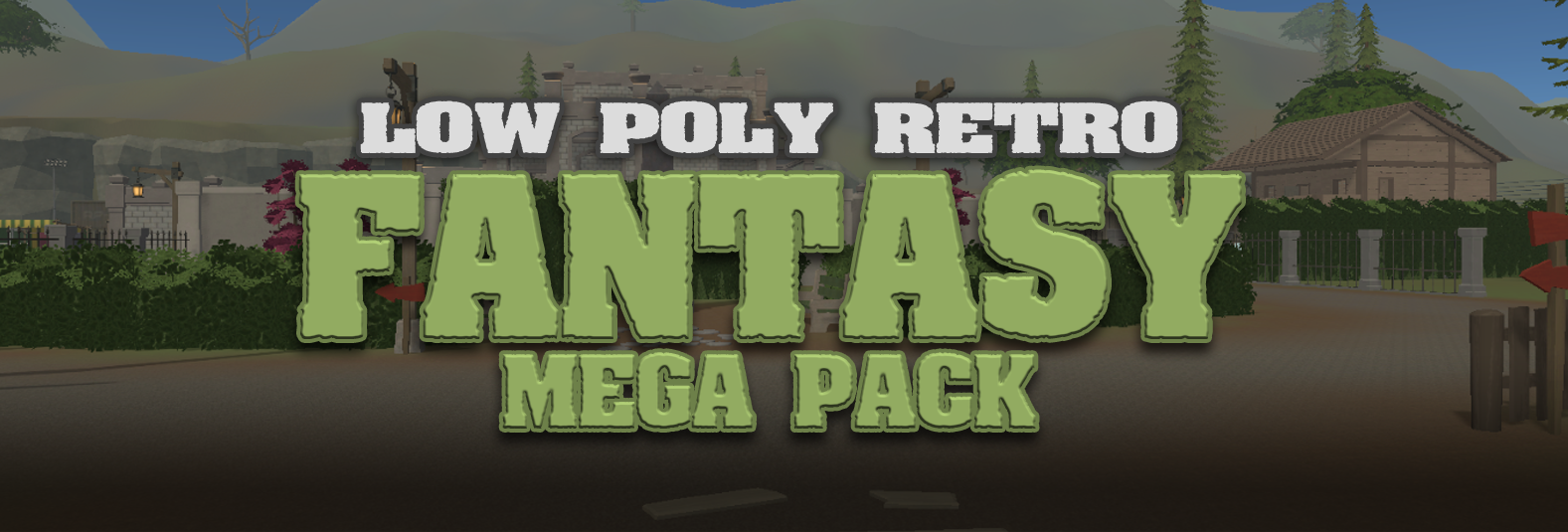 Low Poly Retro Fantasy Mega Pack