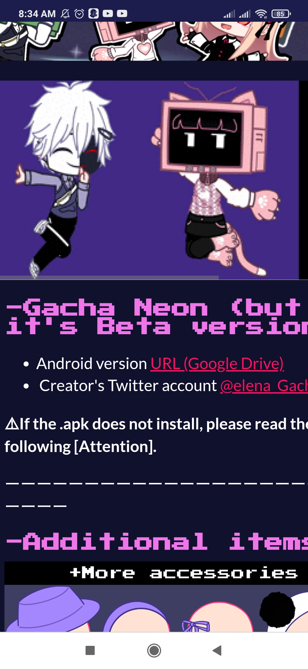 Gacha Life Neon mod 2 Tips APK pour Android Télécharger