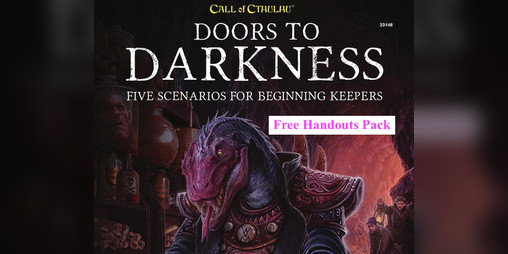 Cover image for Doors to Darkness Free Handouts and Pre-gen Characters Pack (Call of Cthulhu)