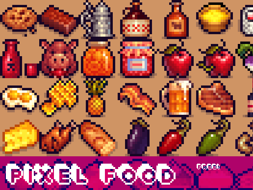 Godot Pixel Food by Henry Software