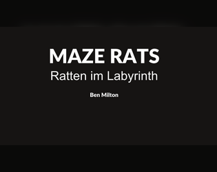 Maze Rats - Ratten im Labyrinth   - OSR Deutsch 