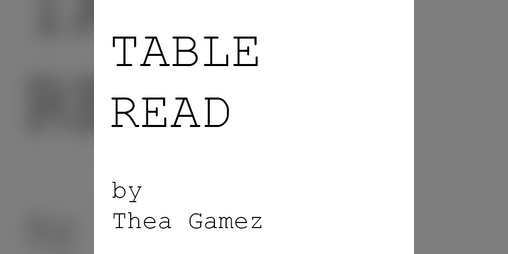 Cover image for Table Read