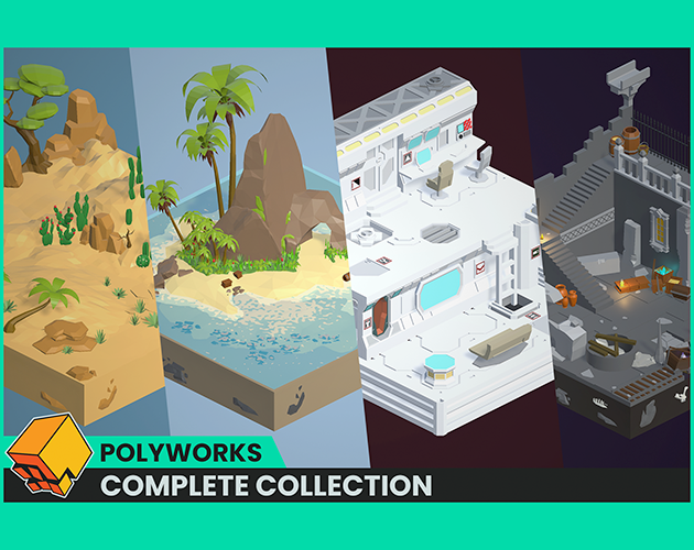 Low Poly Complete Collection - PolyWorks by Off Axis Studios
