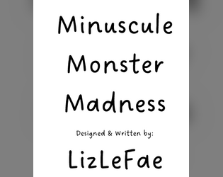 Minuscule Monster Madness  