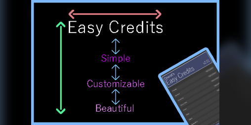 Cover image for Easy Credits 2 for Unity