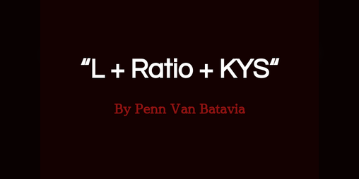 Cover image for "L + Ratio + KYS"