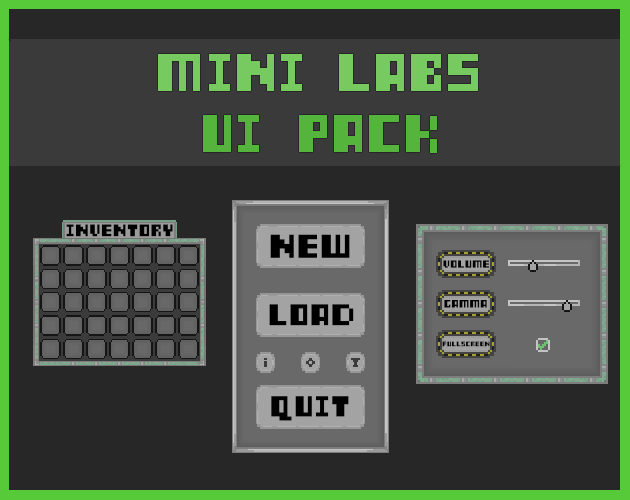 Mini Labs UI Pack by actuallyKron
