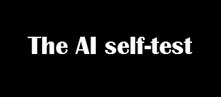 The AI self-test