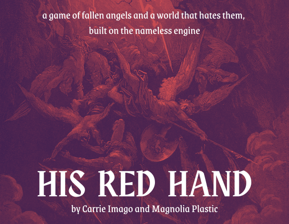 Cover image for HIS RED HAND