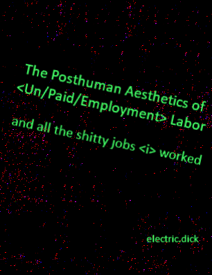 Cover image for Posthuman Aesthetics of <Un/Paid/Employment> Labor