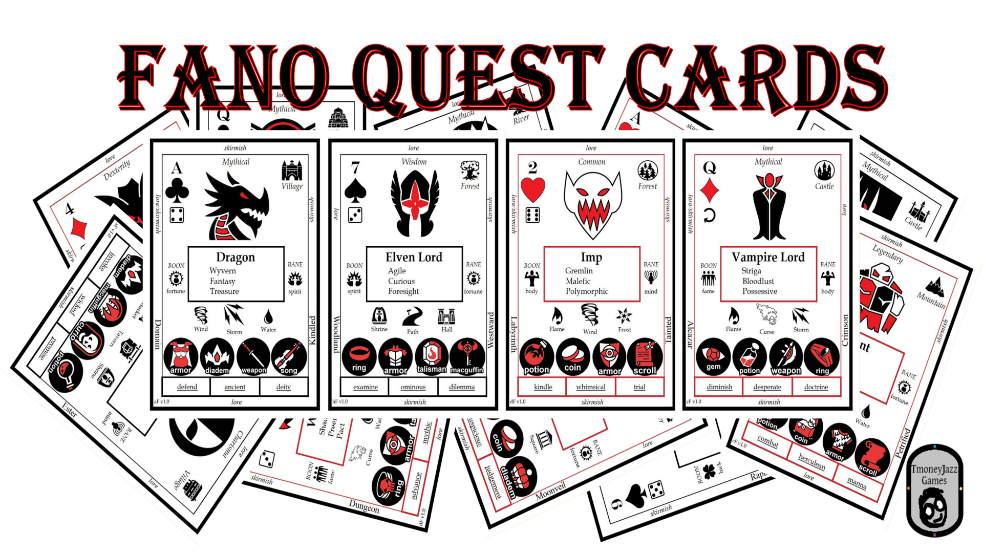 Fano Quest Cards