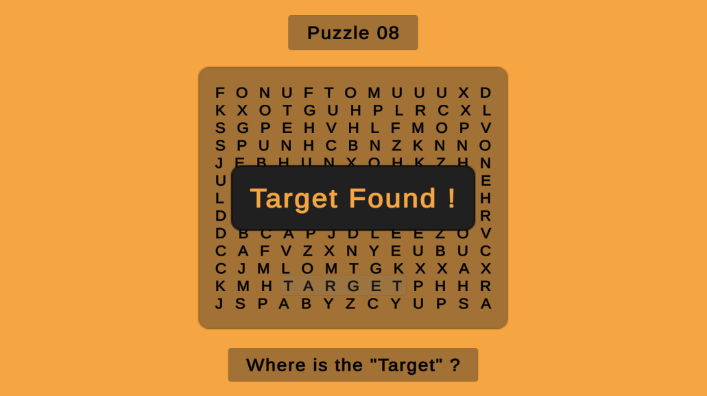 Cover image for Where Is The Target?