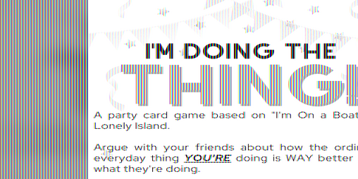 Cover image for I'm Doing the Thing!
