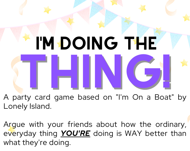 Cover image for I'm Doing the Thing!