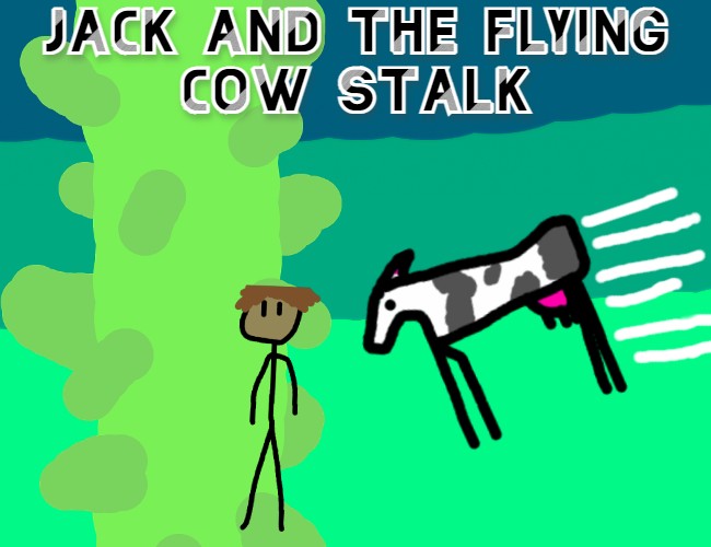 Cover image for Jack And The Flying Cow Stalk