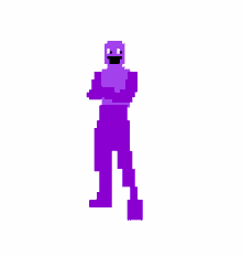 Purple Guy's Last Stand Fixed, Sad/Hidden, Glitched.