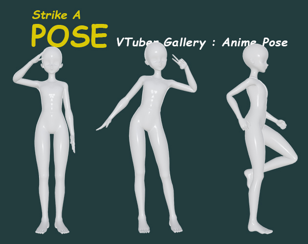 Anime girl poses  70 Images to sketch