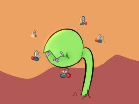 Cover image for Byebye Flies