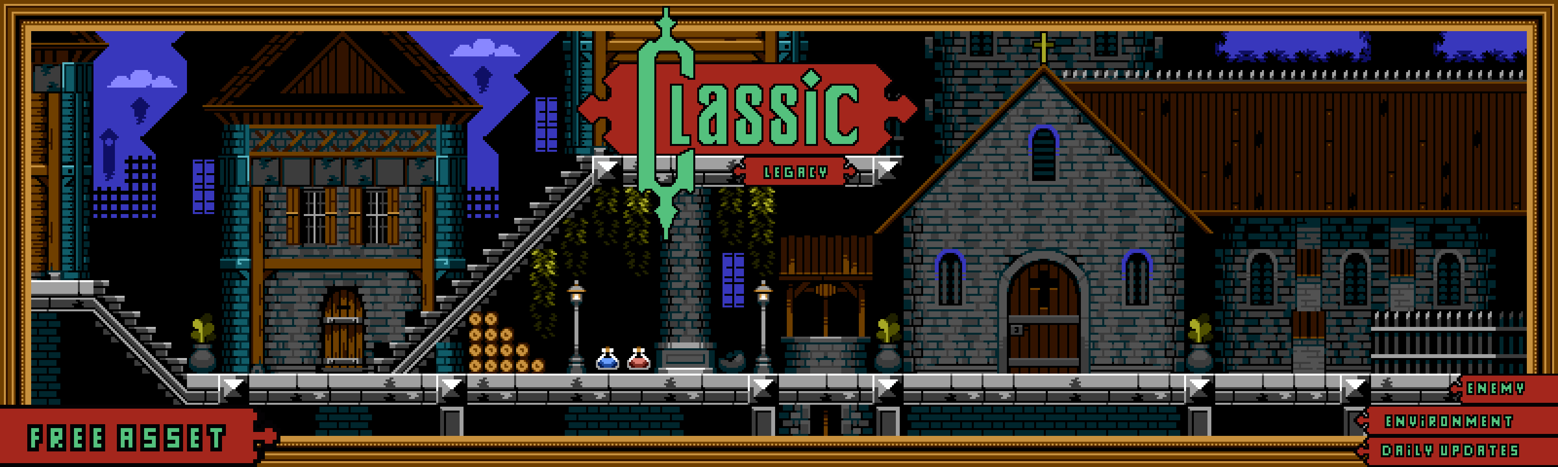 Free - Classic NES Legacy Pack - Village