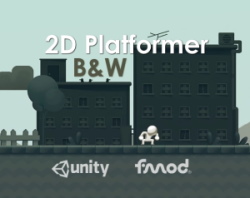 2D Platformer (Black & White)