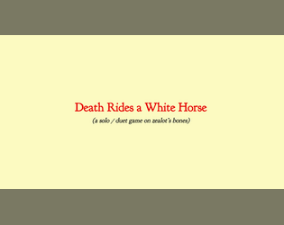 Death Rides a White Horse  